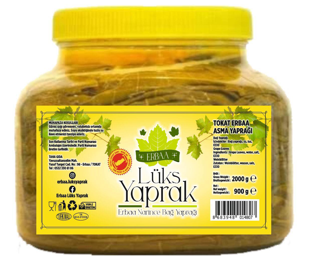 2 Kg Lüks Yaprak (4 adet)
